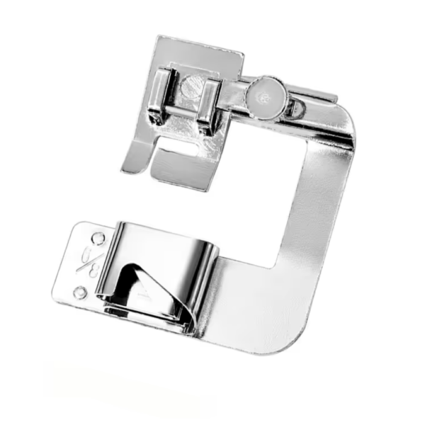 Calcador de Barra 6/8 (1,9 cm) para Bainha Larga Compatível com Máquinas de Costura Domésticas e Industriais - Imagem 2