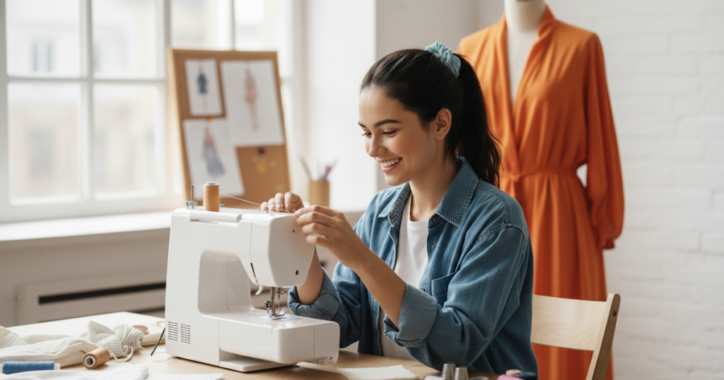 As melhores máquinas de costura para iniciantes em 2026