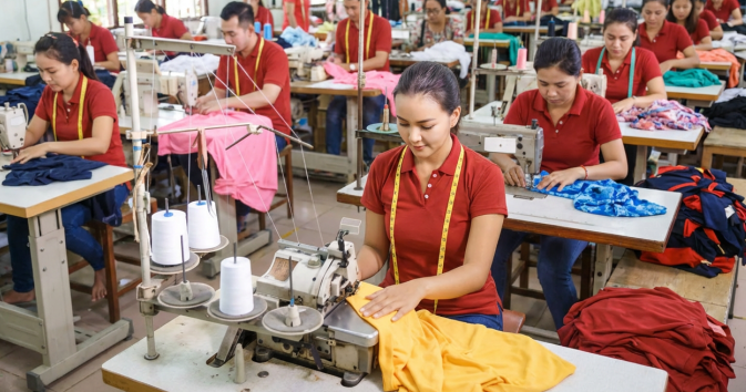 Costura industrial e produtividade na confecção