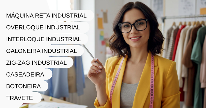 Principais tipos de máquinas de costura industriais